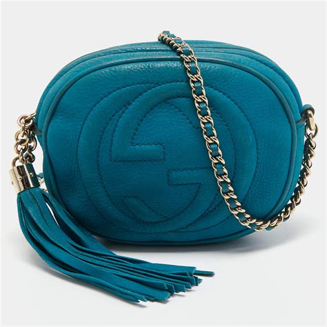 blue gucci soho disco bag|Gucci disco bag best price.